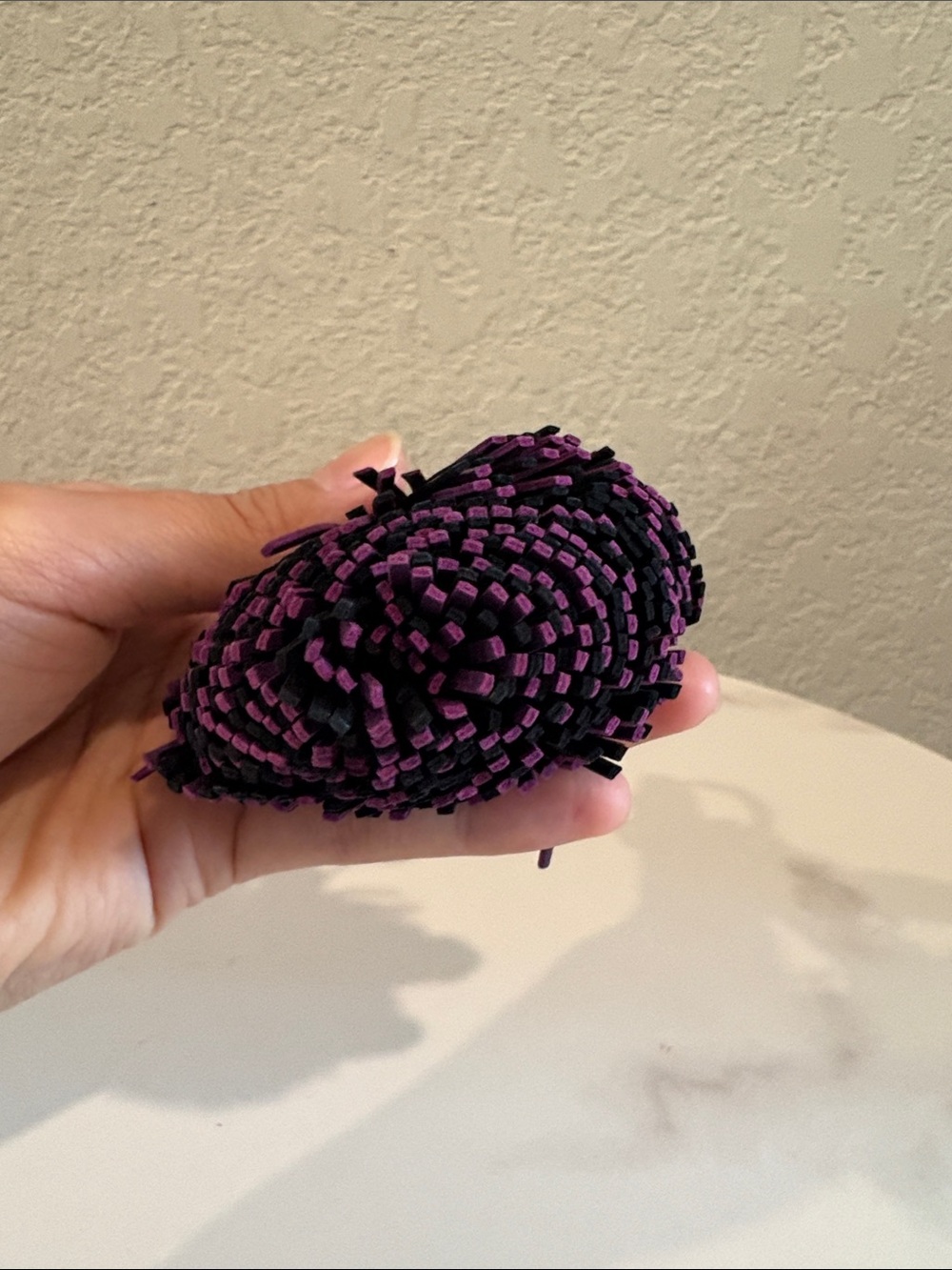 Sold Bottega Veneta Purple Pom-Pom Bagcharm Keychain Accessory - Picture 6 of 10